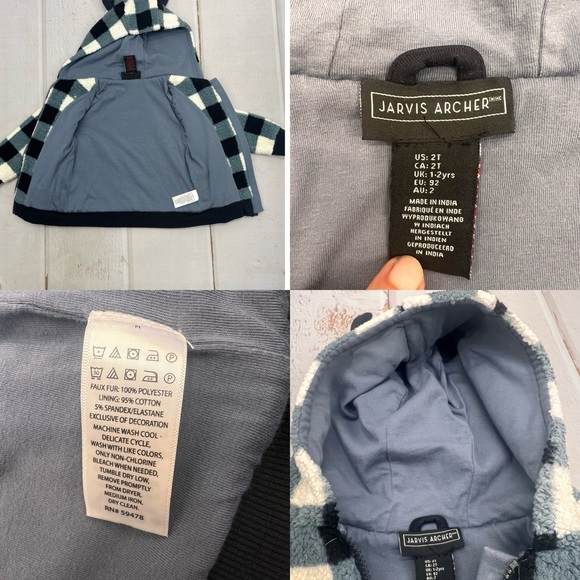 Jarvis Archer toddler reindeer coat SIZE 2T - Picture 17 of 17